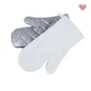 Oven Mitts Diy Sublimation Blank Glove Baking Heat Insation Oven Mitts Thick High Temperature Resistance Mittens Home Househ Dhgarden Dhrjx