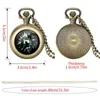 Pocket horloges middelgrote zonnepearontwerp ongebogen ongebogen motto koepel ketting kwarts horloge anime klokketen hanger