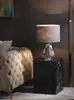 Bordslampor post-modern stil kristalllampa kreativ mjuk dekoration lyx sovrum sovrum hem studie varm dekorativ