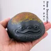 Purple Sand Golden Toad Tea Pet kan höja tur att spela tetabelltillbehör Figurin Teapets Clay Zen1321725