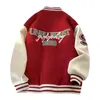 Women s Jackets Spring Baseball Uniform Retro Loose Embroidery Female American Shirt Ins Clothes Top 221130