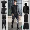 Survêtements pour hommes serré costume sportwear gym course fitness jogging porter compression leggings pantalons d'entraînement vêtements d'entraînement ensembles 221201