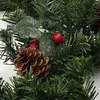 Fleurs décoratives Noël Canne à fruits rouges 180cm / 1.8m Décoration cryptée Ornements pour la maison Z2h1