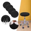 Housses de chaise 2 pièces tabouret de bar rond lavable polyester housse élastique pour