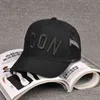2022 Baseball Cap Designer Verkauf Icon Mens Hut Casquette D2 Luxus gesticktes Hut Verstellbar 15 Farben HAT BACK BRETTEMAUSBREIERTE MESH BALL CAP