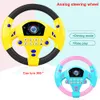 Other Toys Simulate Driving Car Copilot Steering Wheel Eletric Baby Toys with Sound Kids Musical Educational Stroller Driving Vocal Toys 221201