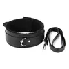 Bondage BDSM Products Sex Spank Tools Toys Tape Faux Leather Neck Collar Leash Restraint Slave Adult Game for Couples 221130