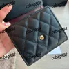 Luxury Women Mini Designer Wallet Bag Matelasse Caviar Leather trapuntato Classic Flap Versatile Card Holder Vintage Fashion Clutch Purse Key Pochette Multi Pochettes