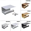 Toilet Paper Holders Aluminum Wall Mounted Holder Shelf Tissue Roll Box Cell Phone Stand Racks Bathroom Accessories Home Organize 221201