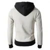 Herenjacks winter mode heren schildpad nek zakken met lange mouwen hoodie sweatshirt warme jas