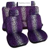 Luxury Leopard Print Car Seat Cover Comfortable Breathable Material Multi Color Universal