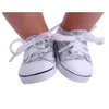 Accessoires de poupée 14 Styles 7 cm Toile Chaussures Vêtements Pour 43 Né Bébé 18 Pouces American Girl Jouet Notre Génération 221130