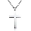 Choker Wholesale 12 PCS Lot Cross Necklace For Men Simple Tiny God Lords Prayer Religious Jewelry Gift