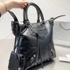 Elegancka skórzana torba na torby motocyklowe Bage Kobieta designerka torebka luksusowe skórzane ramiona torebki mody kupują duże torby 221201
