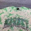 T-shirt da uomo Green Tie Dye Chinatown Market T-shirt Uomo Donna T-shirt oversize di alta qualità Top Tee T221130