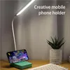 Lámparas de mesa Lectura flexible Luz de escritorio Lámpara enchufable Escritorio de alta resistencia LED profesional plegable con manguera de silicona universal