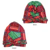 Etnische kleding 2022 Afrikaanse print stretchana hoofd wrapfloral vlecht satijn veerde beanie headscarf tulband hoofdkleding haaraccessoires