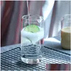 Bottiglie d'acqua Sublimazione da 16 once di vetro con vetro con coperchio di bambù riusabile St Beer trasparente Tumbler Soda Coppa di soda 608 d3 drop dhgarden dhljk