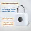 Fechaduras de porta portátil Bluetooth inteligente cadeado antiladrão cilindro para armário estojo de viagem gaveta segurança segurança IPX3 à prova d'água 221201
