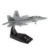 Modèle de voiture moulé sous pression, échelle 1 100, avion de chasse américain F-22 Raptor, jouet, cadeau pour enfant, 221201