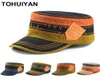 Tohuiyan New Classic Mens Flat Top Cap Kadett Bush Hat 100 Washed Cotton Army Caps for Women Fall Summer Hats9395902