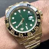 럭셔리 탑 시계 mens 시계 모든 작업 자동 기계적 시계 스테인리스 스틸 블루 레드 세라믹 Sapphire Glass 40mm 남성 시계 손목 손목 시계 전체 기능