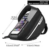 Panniers Bags 63 Inch Touch Screen Bicycle MTB Cycling Bike Head Tube Handlebar Cell Mobile Phone Case Holder For 221201