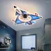 Plafoniere Cartoon Aeroplano LED per bambini Bambini Baby Room Lamparas De Teco Lampada moderna per interni Ragazzi Ragazze