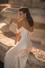 Summer Boho Mermaid Wedding Dress Sparkly Off Shoulder Sequined Backless Bridal Gowns vestido de casamento