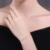 Bracelet chaîne Kaletine marque de luxe en argent Sterling 925 porte-bonheur mauvais œil Cz s pour femmes bijoux en or jaune meilleur ami Kltb073