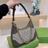 Cosmetische tassen Etuis Designer Hobo okseltassen 5A top Diagonale enkele schoudertas voor dames Klassieke handtas met dubbel letterpatroon met ketting cross body dame portemonnee