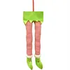 Kerstdecoraties Santa Elf Legs Plush gevulde voeten met schoenen kerstboom decoratieve ornament Home ornamenten