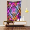 Wandteppiche ￤sthetische Wandteppich Wand Hanging Boho Hippie Room Dekor Himmlische Sonnenmond Schlafzimmer Dekoration Haus