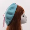 Berets Girl's Beret Lolita Wool Felt Winter Hats for Women Fashion French Style Painter Beanie Cap 221130