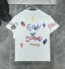 夏の贅沢なメンズTシャツブランドCH Tシャツ男馬蹄形フラワーティークラシッククロスサンスクリットレター半袖DESI272C