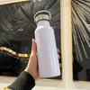 Delikat Gold Vacuum Cups Designer Isolerad Thermos Cup Outdoor Coffee Mug Travel Drink Bott Coke Resevattenflaskor med låda