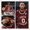 Ebrima Dibba South Carolina Gamecocks Basketball Jersey Jacobi Wright Chico Carter Jr. Tre-Vaughn Minott Meechie Johnson Jr. Hayden Brown Zachary Davis Mens Jerseys