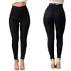 Pantalones para mujer Capris Tallas grandes Jeans Mujer Denim Negro Mujer Mujer Mujer Alta Cintura Estiramiento Fondos Feminino Flaco para mujeres Pantalones 221201