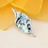 Pendant Necklaces 18 49mm Prevalent Embroider Natural Abalone Seashells Sea Shells Pendants Ethnic Chic DIY Jewelry Making Design Crafts