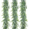 Decoratieve bloemen 180 cm kunstmatige eucalyptus slinger wijnstokken plastic nep planten muur hangende bruiloft decoratie groen artificielle rattan