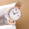 Longiness Women Mechanical Movement Watch Automatic Stainless Steel Case Sapphire Wristwatch 33mm Business Casual Wristwatches Boutique Wristband Montre De Lux