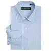 Camisas de vestido masculinas Twill de negócios Social de design social Design Social Classic Work Não Iron Work Plus Size S-5xl