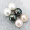 Studörhängen Trendiga 925 Sterling Silver 12mm Natural Freshwater Pearl Earring Studs Weddings Gifts Jewelry B3436