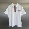 T-shirt da uomo firmate con stampa personalizzata Polo da golf in cotone ricamato Uomo Camicie sportive Magliette Casual Sublimazione Ricamo Seta OEM Pezzi CKFL