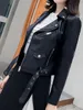 Kvinnors jackor aelegantmis koreanska avslappnade smala vita faux läderkvinnor med bälte kort pu kvinnlig elegant beskuren utkläder mode 221130