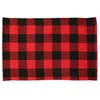 Mats Pads Festival Party Decoration Table Placemat Red Black White Blacks Plaid Tablecloth Mat Christmas Thanksgiving Day Cutlery Dhqoa