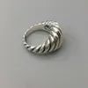 Solid 925 Sterling Silver Women Rings Pinky Ring Design Brand Fine Jewelry Christmas Gifts Mother's Day Gifts