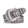 2022 디자이너 남성 여성 반짝이는 다이아몬드 벨트 반짝이는 모조 다이아몬드가있는 멀티 컬러