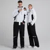 Garnitury narciarskie sport snowsuit z kapturem mężczyzn snowboardowy garnitur wodoodporny kobiety narciarstwo górskie pochodzenie man ogólny 221130