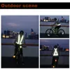 Highlight Reflective Straps Night Work Security Running Cycling Safety Vest High Visibility Jacket